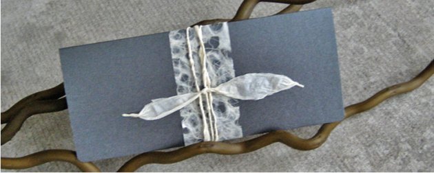 Steel Gray & Ivory Wedding Invitation