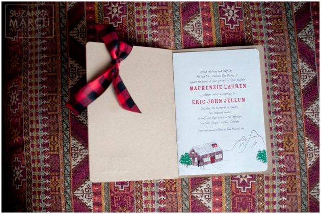 Winter Country Rustic Wedding Invitation