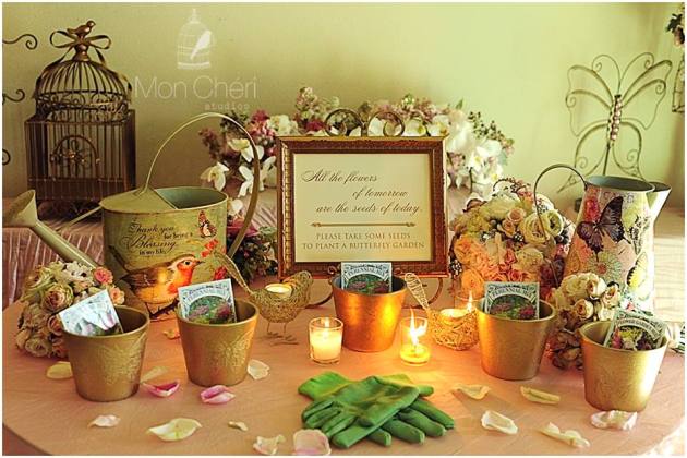 Mon Cheri, Royal Crest Room, Dogwood Blossom, Seed favors