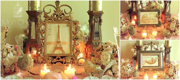 Mon Cheri, Royal Crest Room, Dogwood Blossom, table names