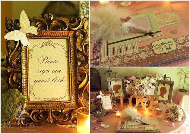 Wedding Guestbook Stationery Dogwood Blossom Stationery