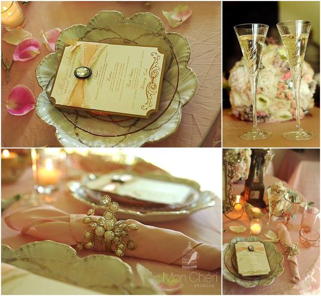 Wedding Menus Dogwood Blossom Stationery