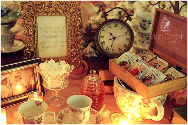 Wedding Tea Time Dogwood Blossom Stationery