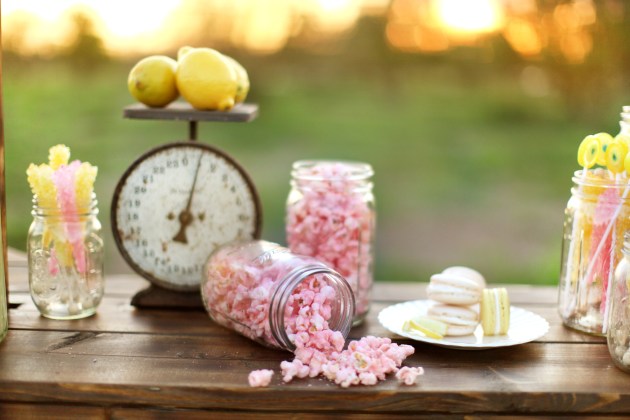Wings of Glory, Dogwood Blossom Stationery, Lemonade-inpsired candy buffet