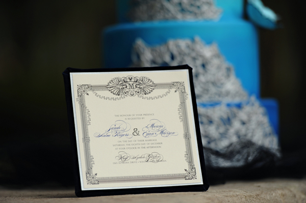 Ornate Wedding Invitations by Dogwood Blossom Stationery