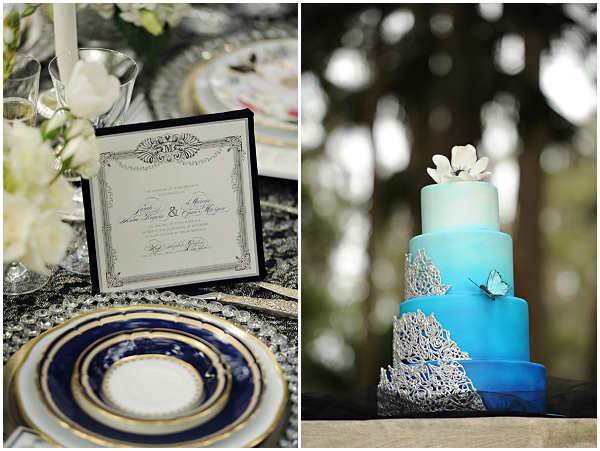 Elegant Wedding Invitation by Dogwood Blossom Stationery