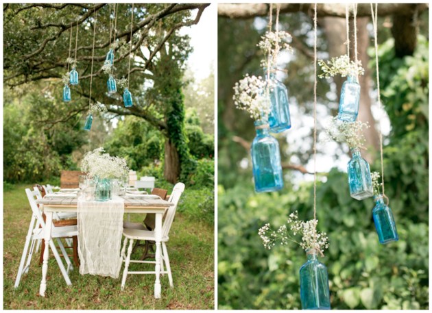 Amalie Orrange Photography, Dogwood Blossom Stationery, Mason jar decor, Orlando weddings