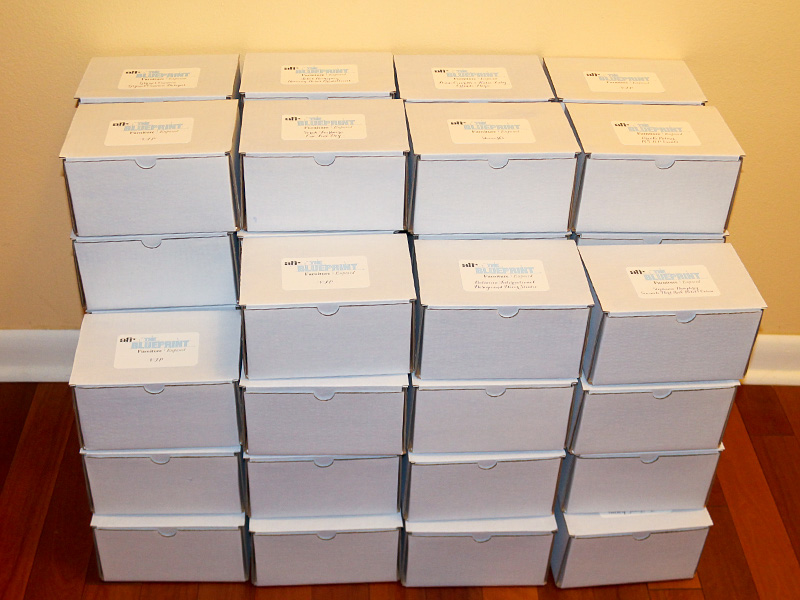 Dogwood Blossom Stationery, AFR The Blueprint, custom invitations, boxes