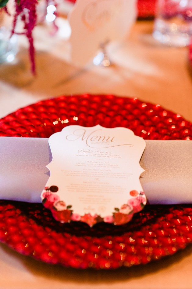 Errol Colon Photography, Dogwood Blossom Stationery, Orlando weddings, frame menu