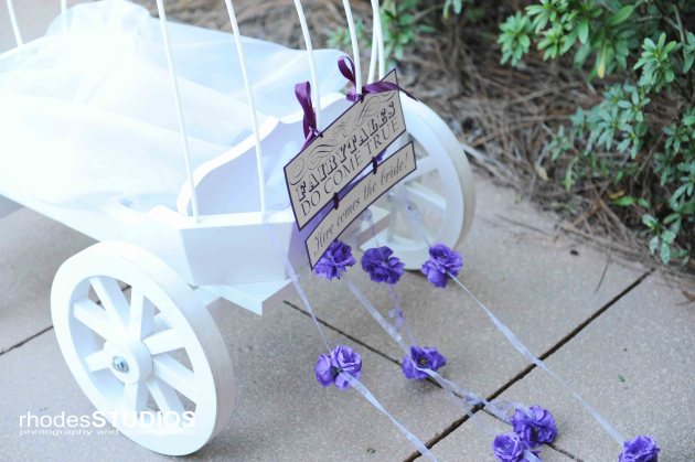 Rhodes Studios, Dogwood Blossom Stationery, Orlando weddings, carriage sign