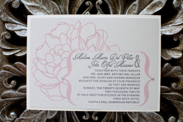 Sara Kauss Photography, Dogwood Blossom Stationery, Orlando weddings, invitation