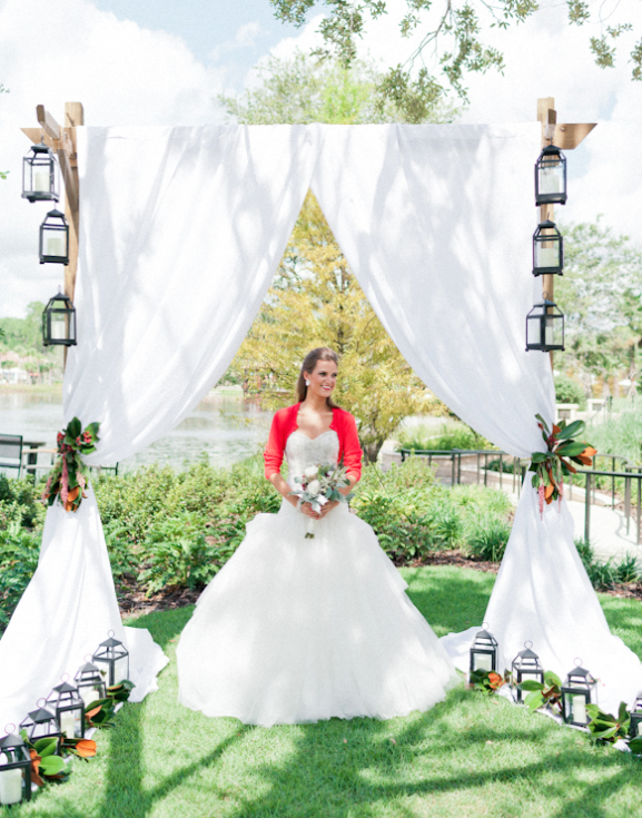 Andi Mans Photography, Dogwood Blossom Stationery, Orlando weddings, ceremony