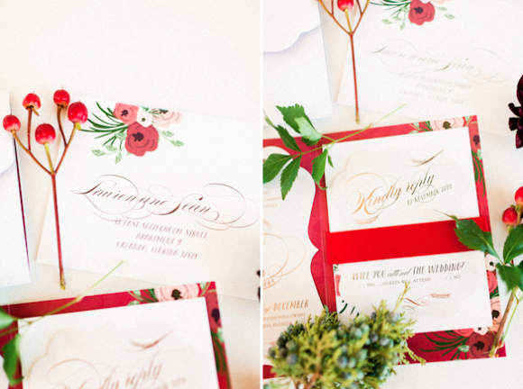 Andi Mans Photography, Dogwood Blossom Stationery, Orlando weddings, invitation close up