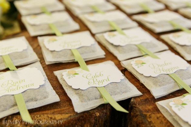 Dogwood Blossom Stationery, Bumby Photography, Ocoee Lakeshore Center, Place Card Close Up