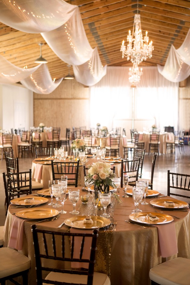 Henk Prinsloo Photography, Up the Creek Farms, Dogwood Blossom Stationery, blush pink and gold decor, Orlando wedding