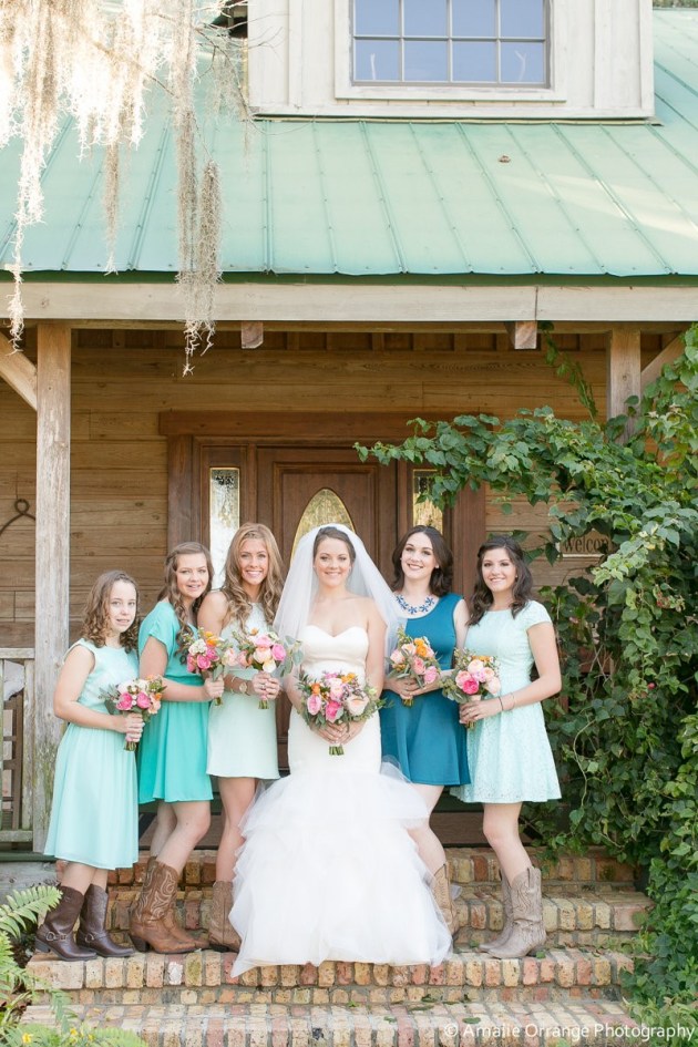 Bridal Party, Amalie Orrange Photography, Isola Farms, Dogwood Blossom Stationery and Invitation Studio