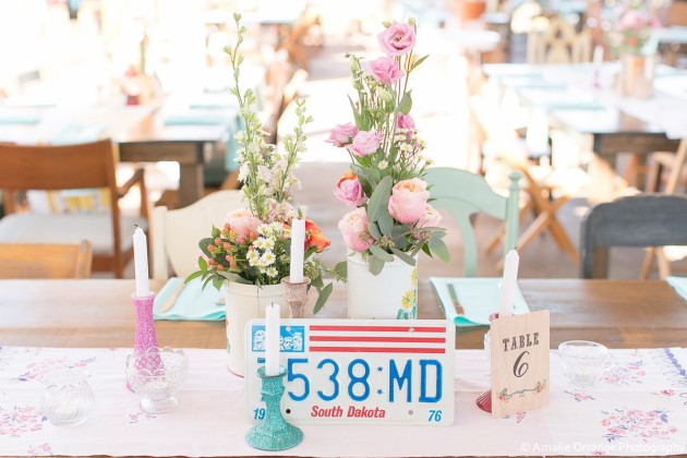 Wood Table Numbers, Shabby Chic Tablescape, Amalie Orrange Photography, Isola Farms, Dogwood Blossom Stationery and Invitation Studio