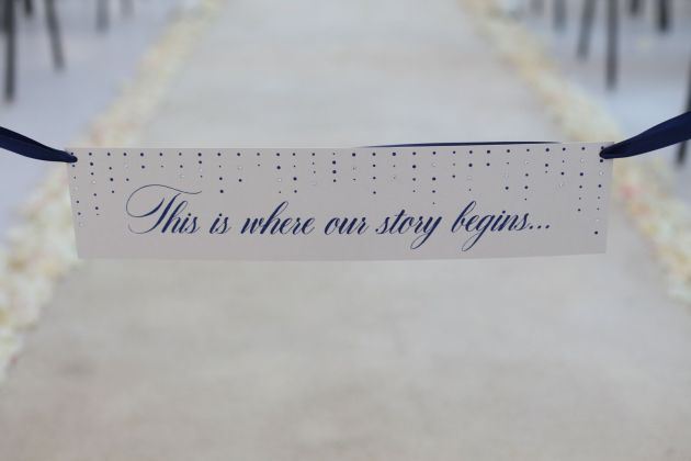 Grand-Bohemian-Hotel-Tab-McCausland-Photography-Winter-Wedding-Ideas-Navy-Wedding-Ideas-Aisle-Sign-An-Affair-to-Remember-Dogwood-Blossom-Stationery-Event