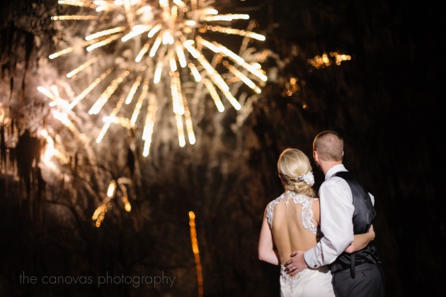 The Canovas Photography, Dogwood Blossom Stationery, Cypress Grove Estate House, wedding fireworks