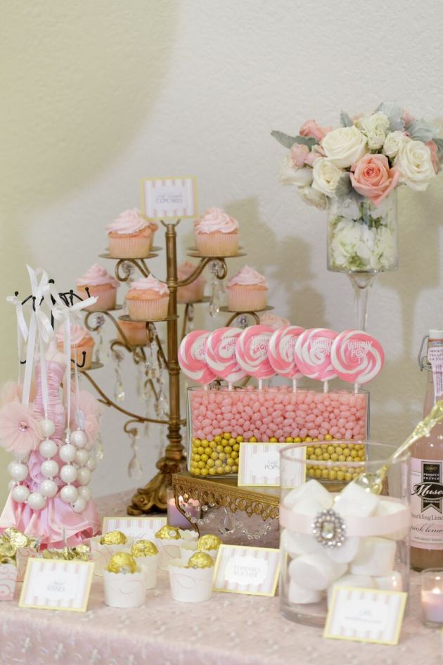 Dessert Signs, Two Sweets Bake Shop, Ballerina Birthday Inspiration, Bumby Photography, Dogwood Blossom Stationery Event
